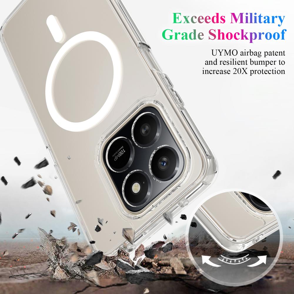  Honor 400 Smart Skal MagSafe Hybrid Transparent - Teknikhallen.se