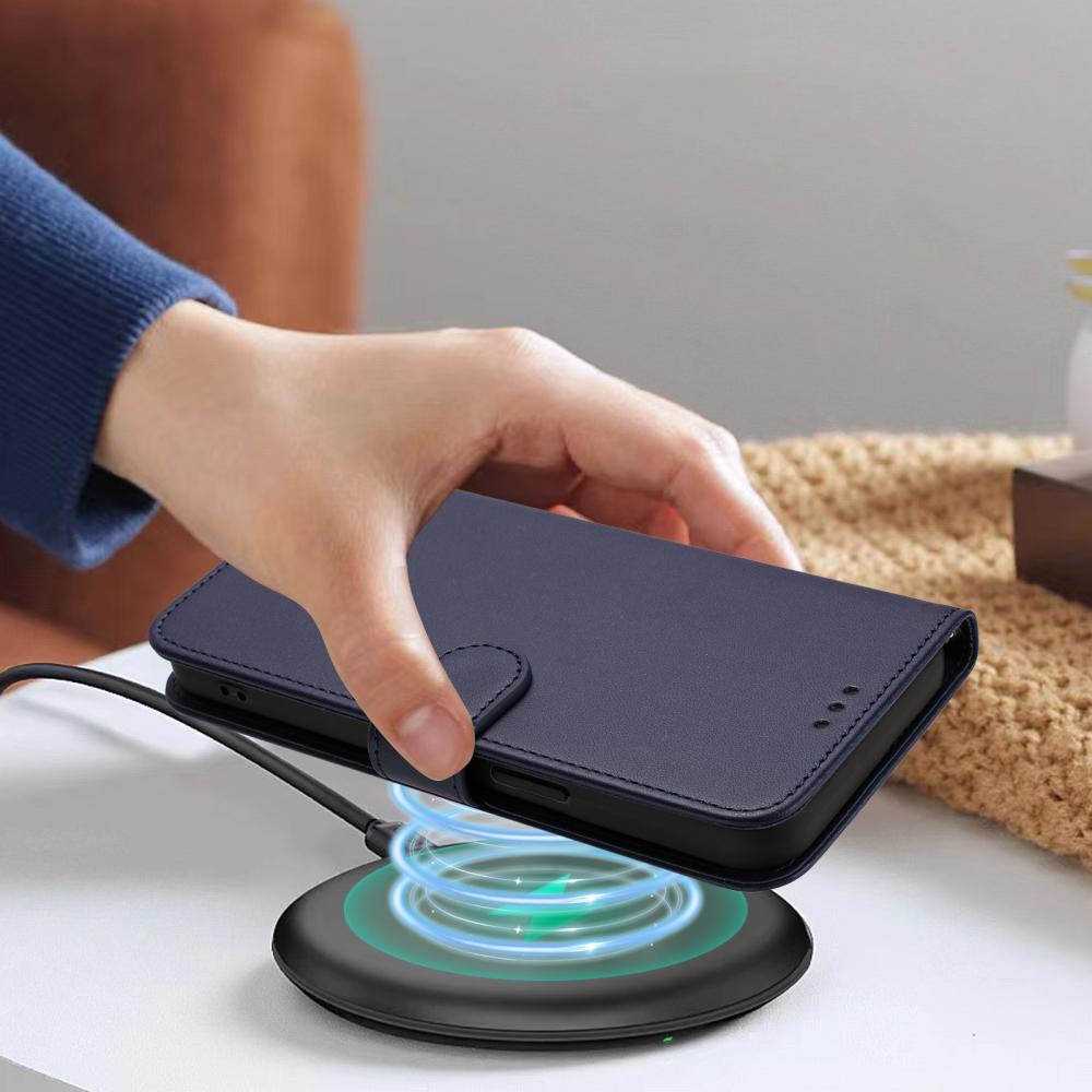  Honor X5c Plus Fodral Läder Blå - Teknikhallen.se