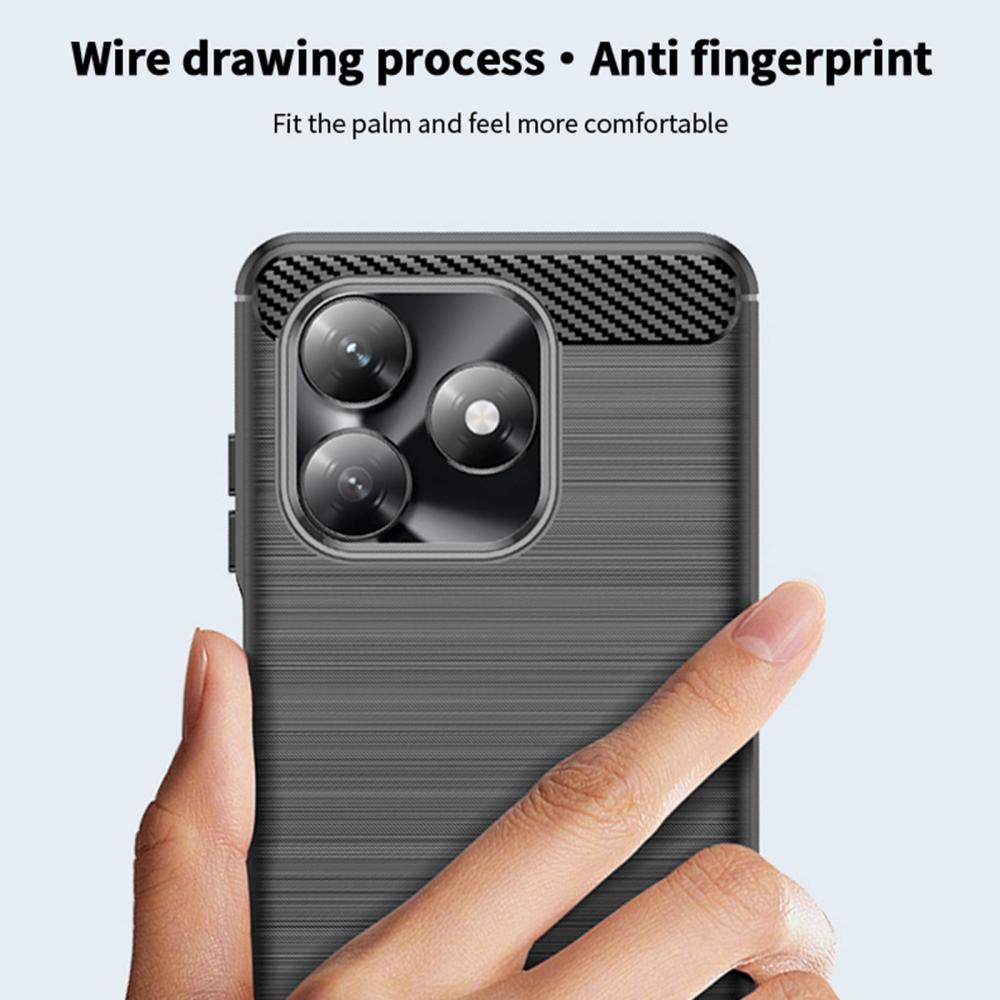 MOFI MOFI Honor X5c Plus Skal Borstad Stål Texur Svart - Teknikhallen.se