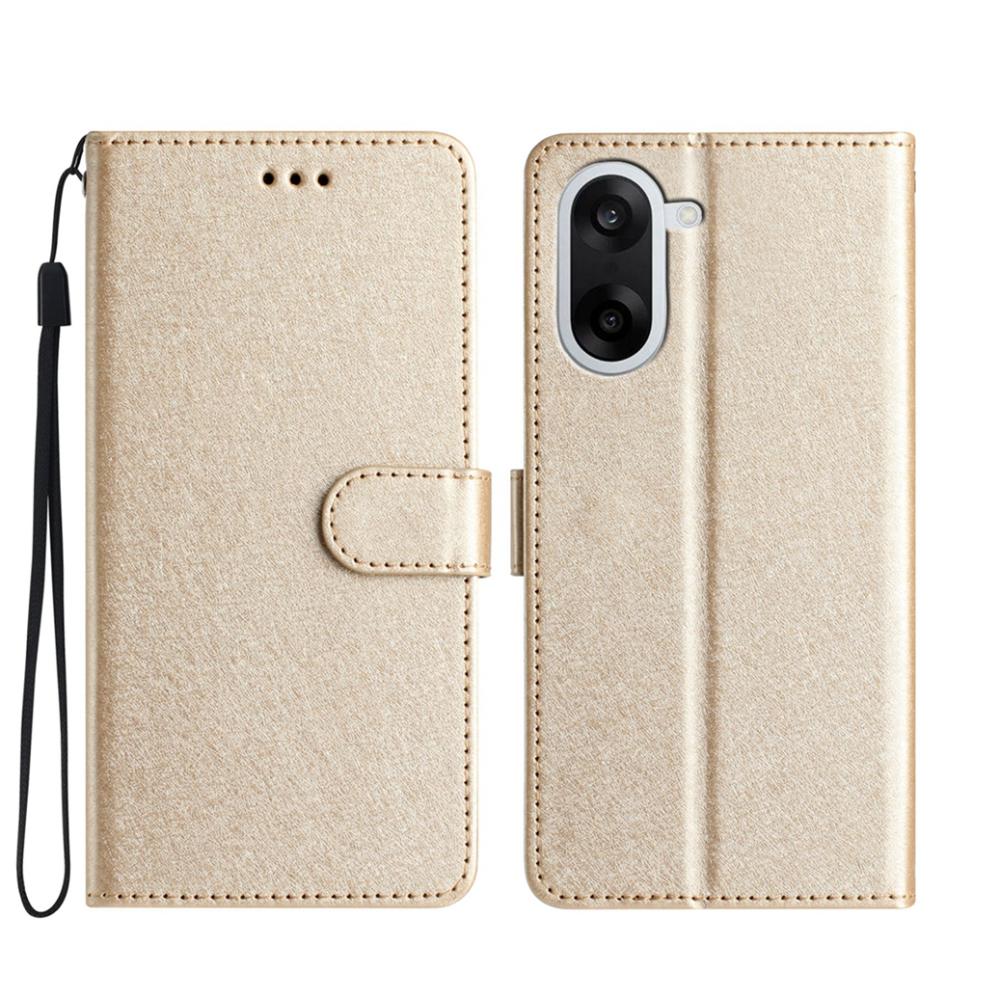  OnePlus Nord CE5 Fodral Läder Guld - Teknikhallen.se