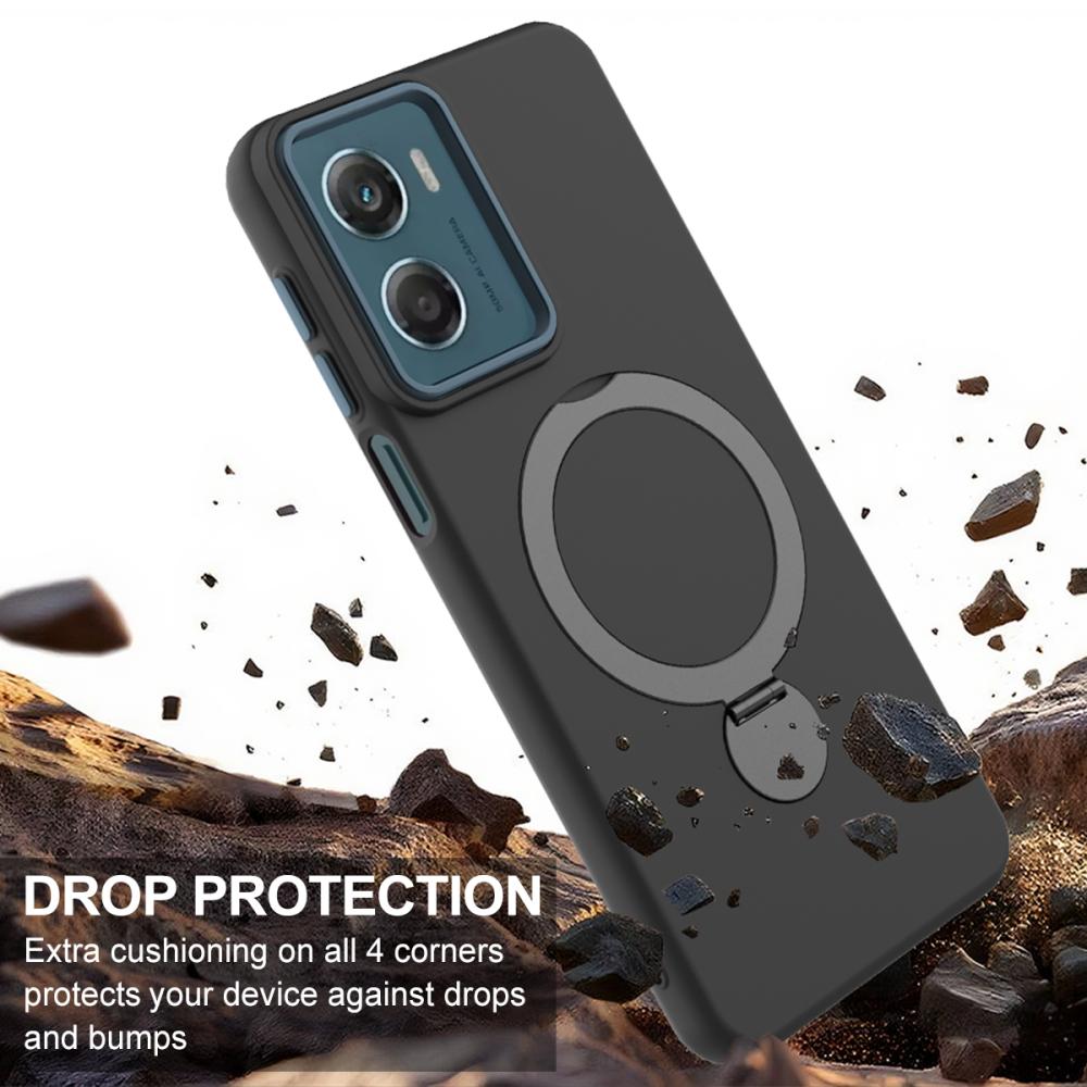  Motorola Moto G06/G06 Power Skal MagSafe Kickstand Hybrid Svart - Teknikhallen.se