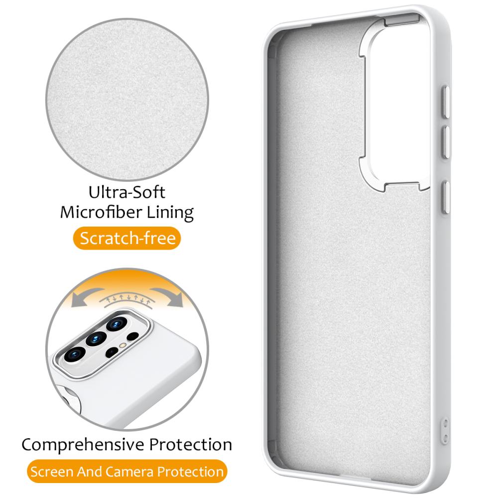  Samsung Galaxy S26 Ultra Skal MagSafe Kickstand Hybrid Vit - Teknikhallen.se