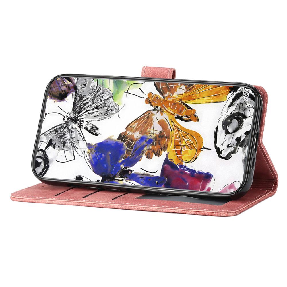  Sony Xperia 1 VII Fodral Fjäril Tryck Rosa - Teknikhallen.se