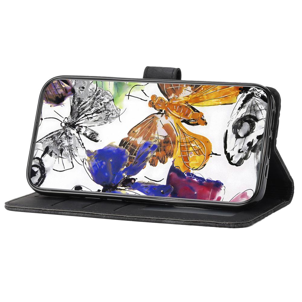  Sony Xperia 1 VII Fodral Fjäril Tryck Svart - Teknikhallen.se