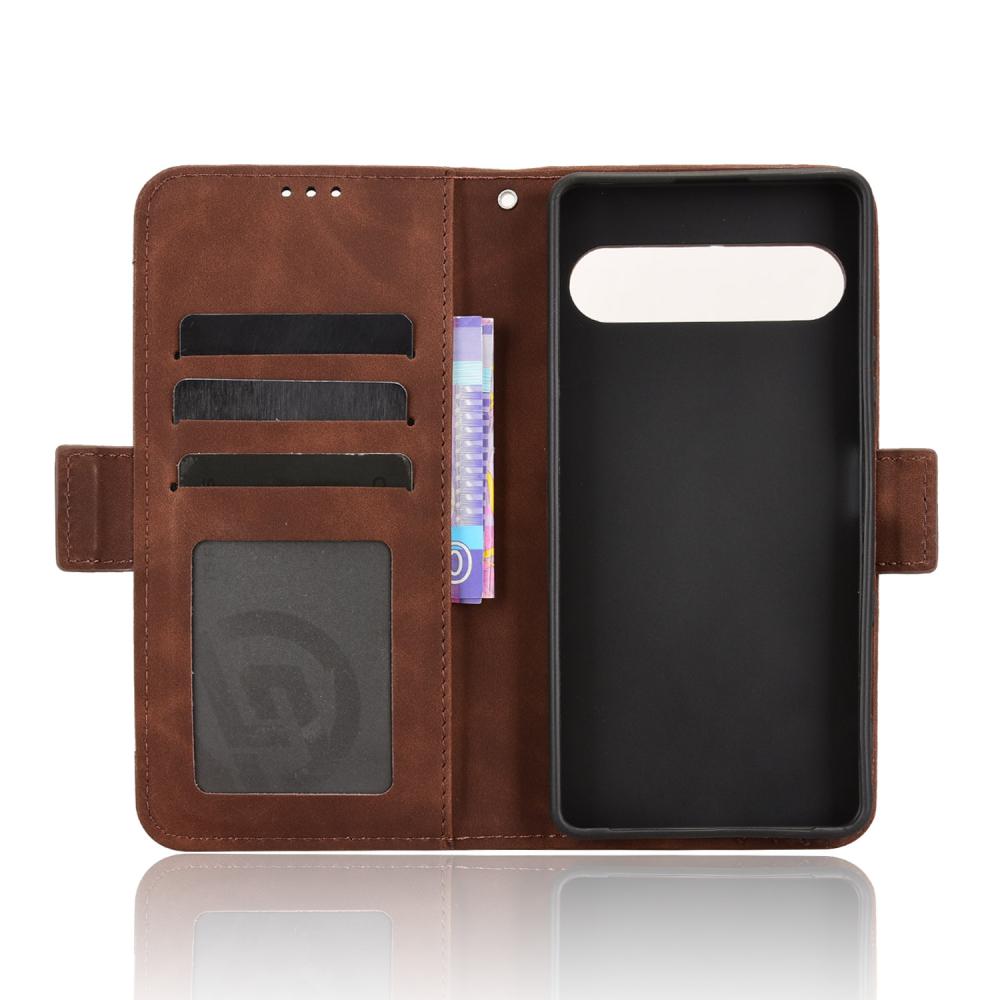  Sony Xperia 10 VII Fodral Med Avtagbart Kortfodral Brun - Teknikhallen.se