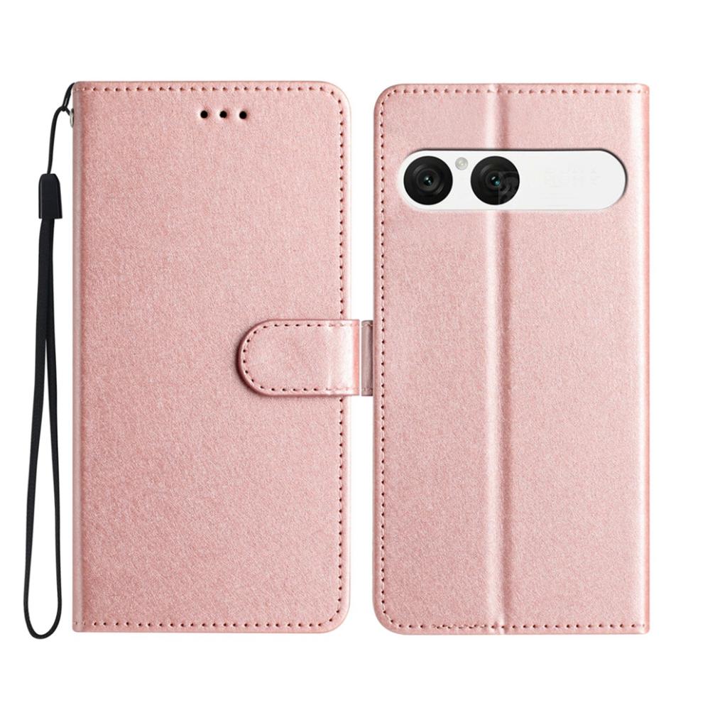  Sony Xperia 10 VII Fodral Läder Roséguld - Teknikhallen.se