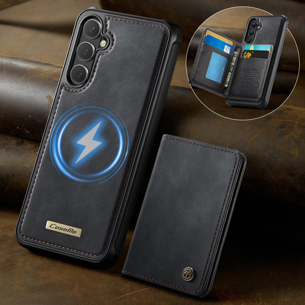 CASEME CASEME Galaxy S26 Skal MagSafe Avtagbar Korthållare Svart - Teknikhallen.se