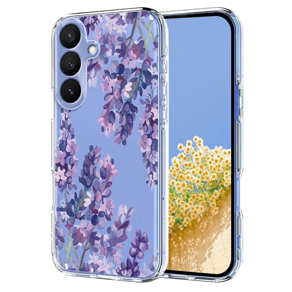  Samsung Galaxy S26 Plus Skal TPU Med Tryck Blommor - Teknikhallen.se