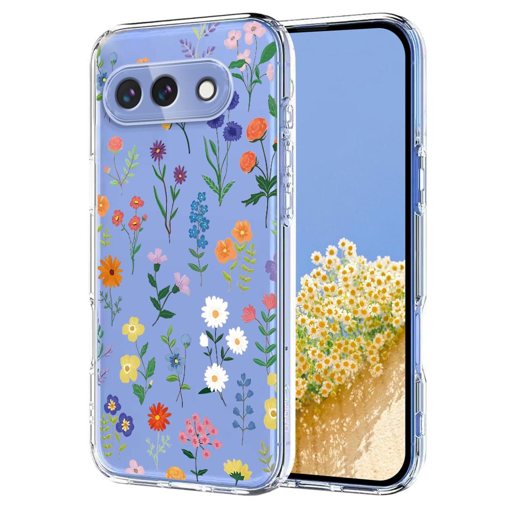  Google Pixel 10a Skal Med Tryck Blommor - Teknikhallen.se