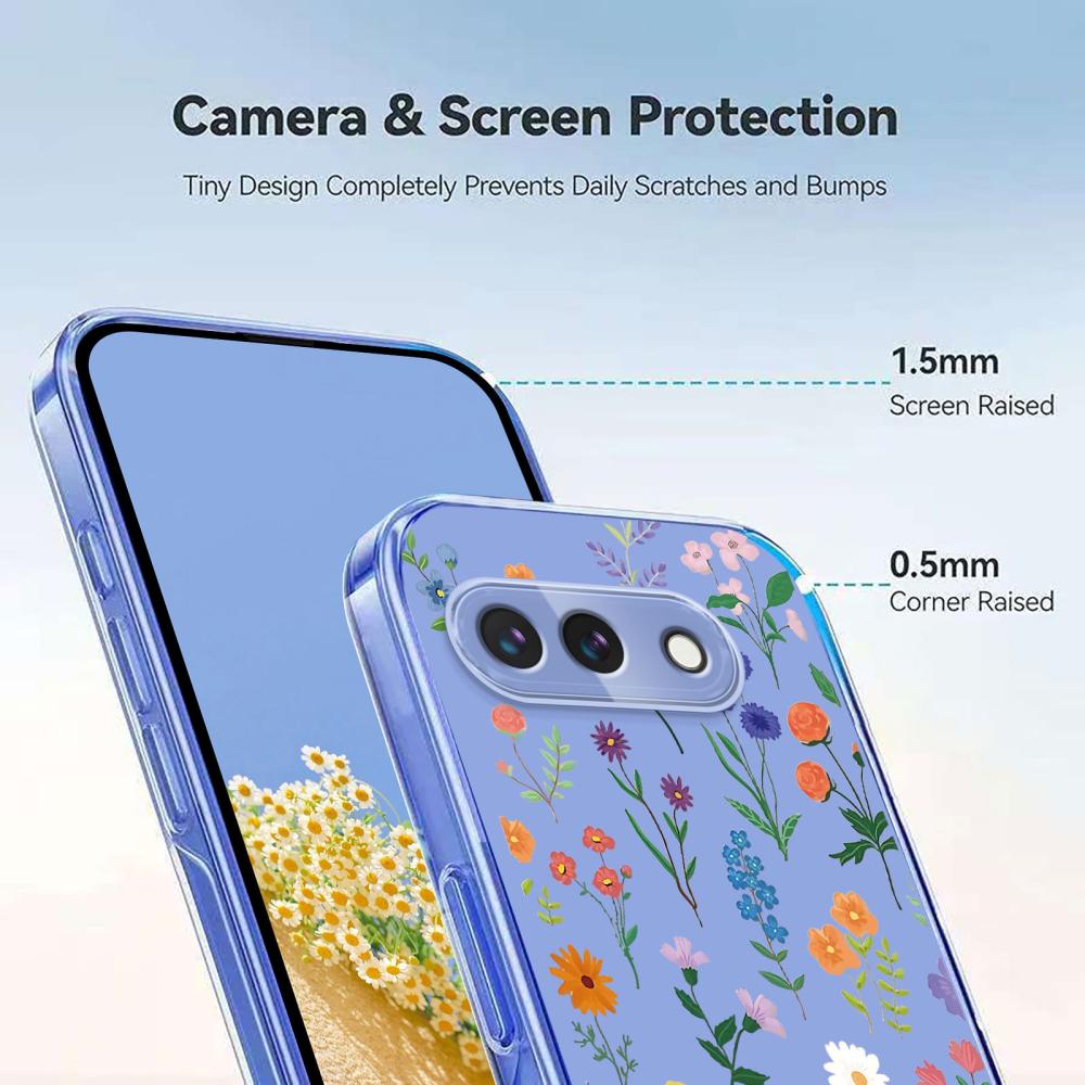  Google Pixel 10a Skal Med Tryck Blommor - Teknikhallen.se