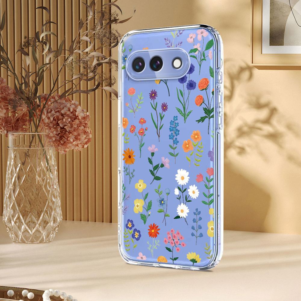  Google Pixel 10a Skal Med Tryck Blommor - Teknikhallen.se