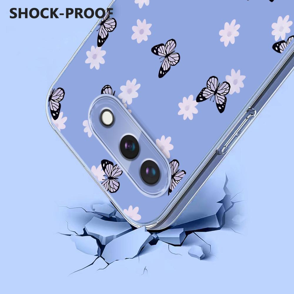  Google Pixel 10a Skal Med Tryck Fjärilar / Blommor - Teknikhallen.se