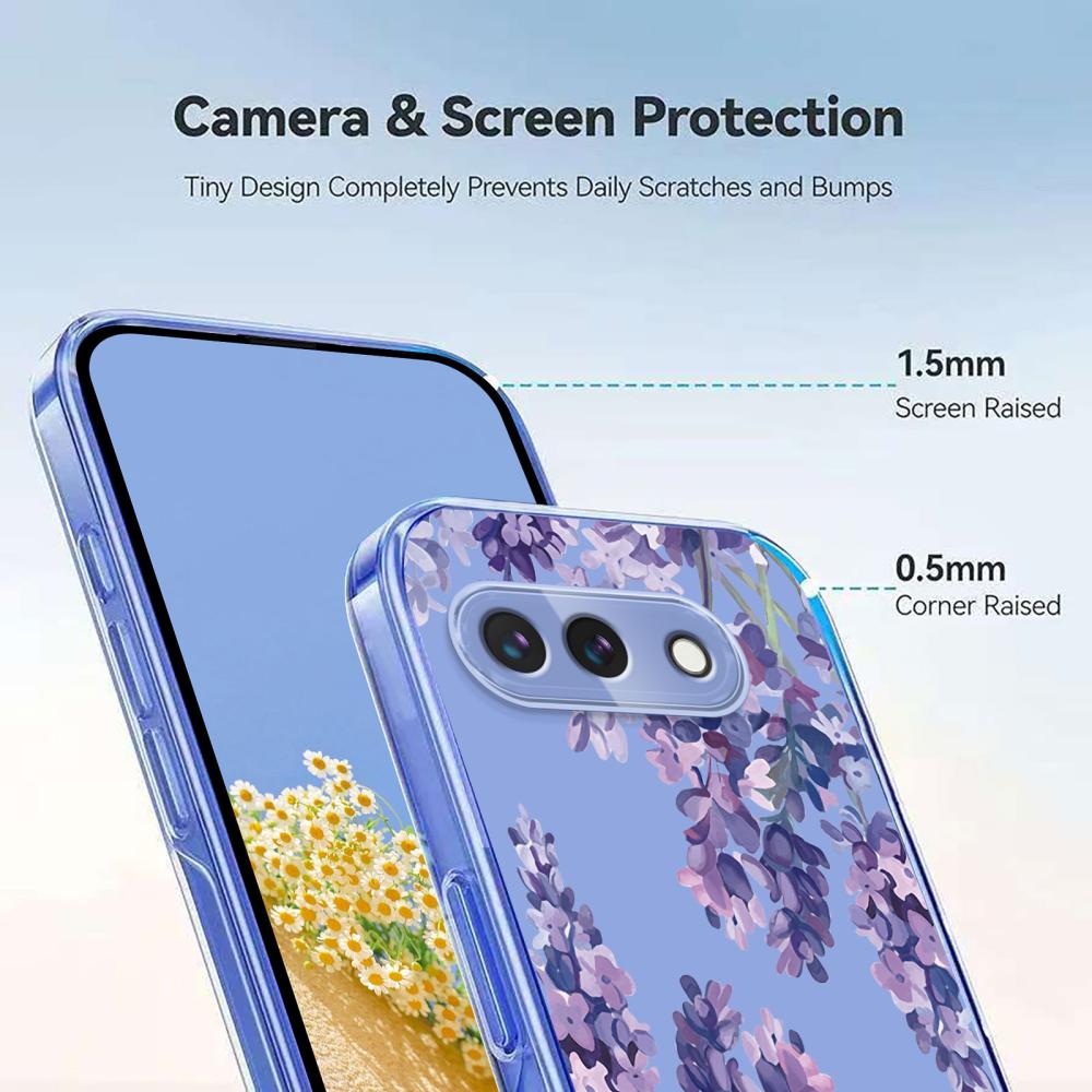  Google Pixel 10a Skal Med Tryck Blommor - Teknikhallen.se