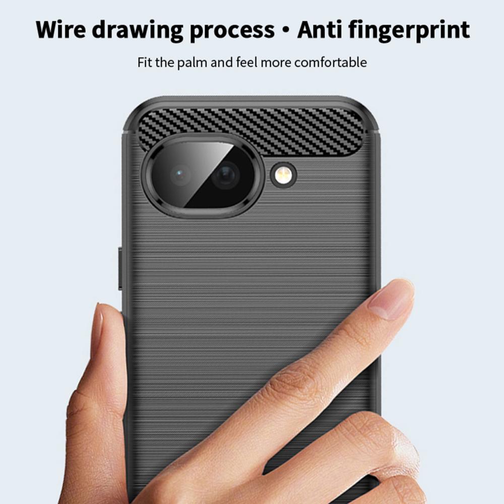 MOFI MOFI Google Pixel 10a Skal Borstad Stål Textur Svart - Teknikhallen.se