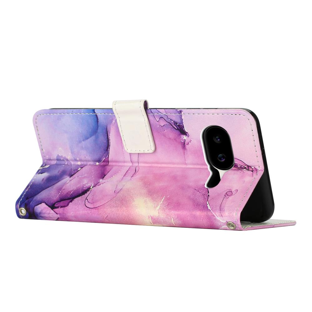  Google Pixel 10a Fodral Marmor Lila - Teknikhallen.se