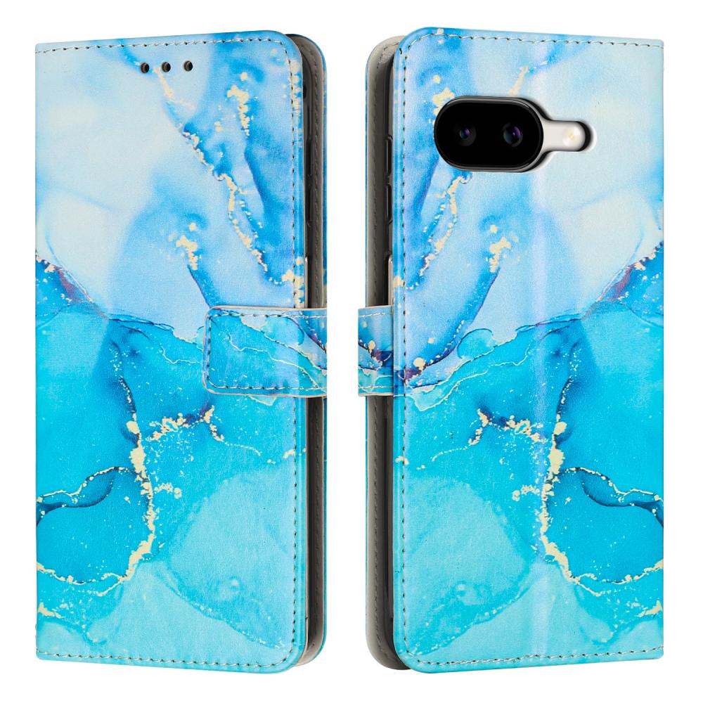  Google Pixel 10a Fodral Marmor Blå / Grön - Teknikhallen.se