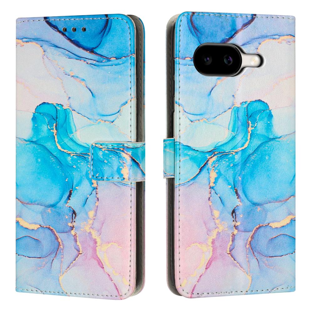  Google Pixel 10a Fodral Marmor Rosa / Grön - Teknikhallen.se