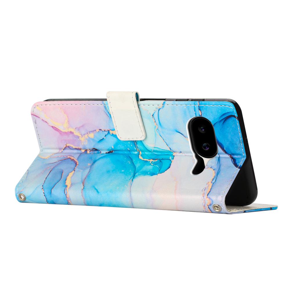  Google Pixel 10a Fodral Marmor Rosa / Grön - Teknikhallen.se