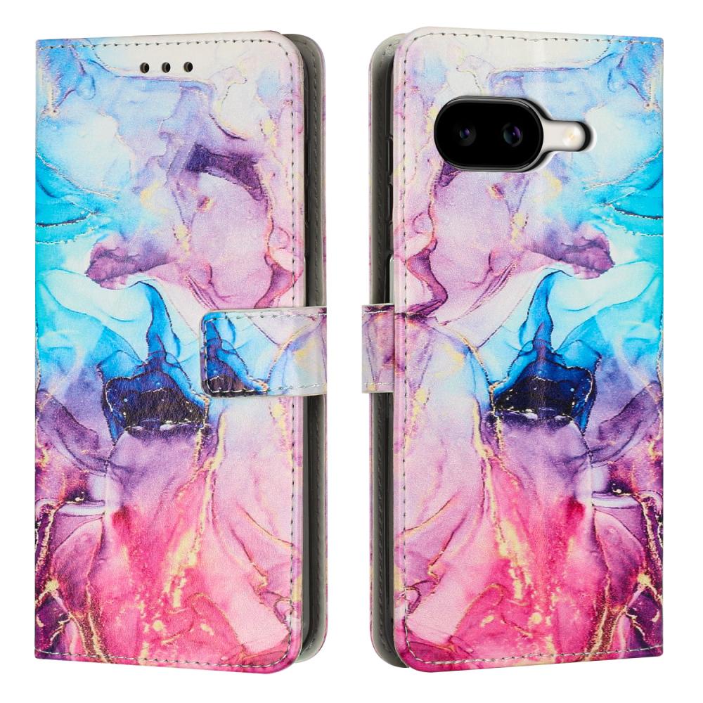  Google Pixel 10a Fodral Marmor Rosa / Lila - Teknikhallen.se