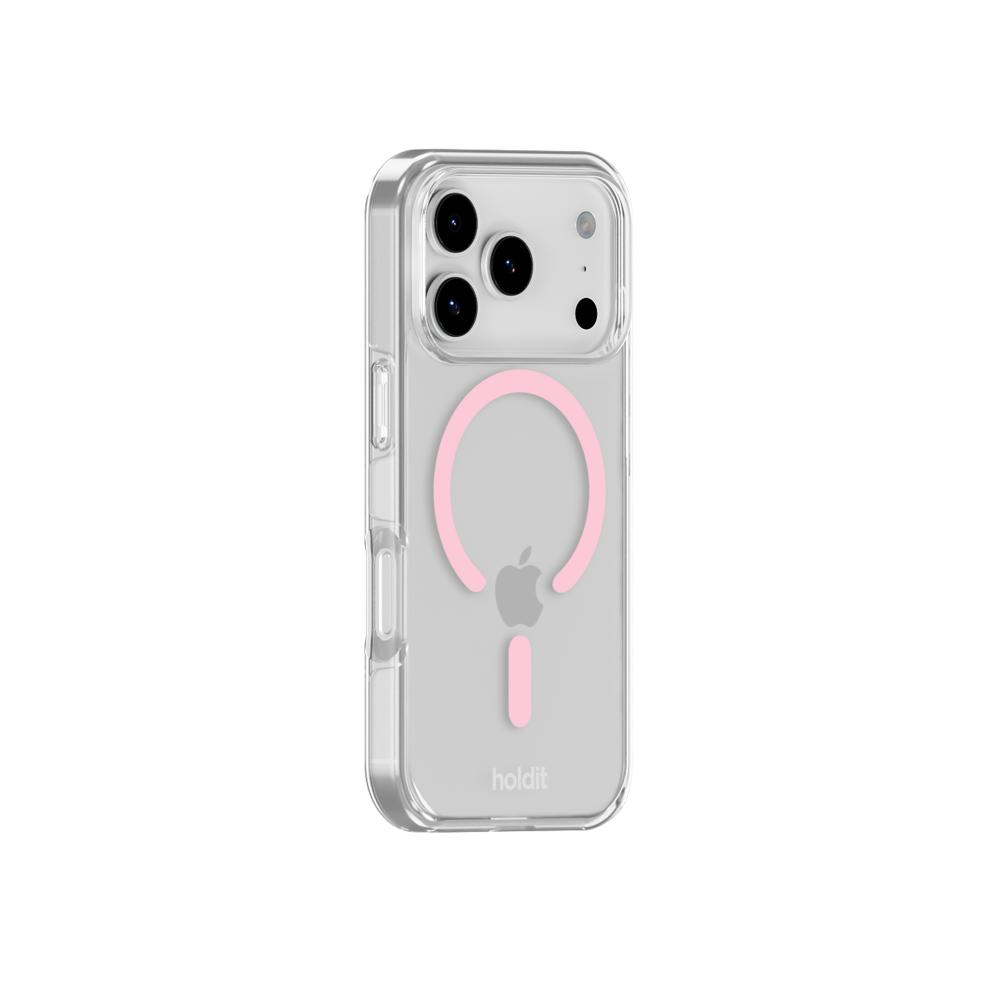holdit holdit iPhone 17 Pro MagSafe Mobilskal Pink/Transparent - Teknikhallen.se
