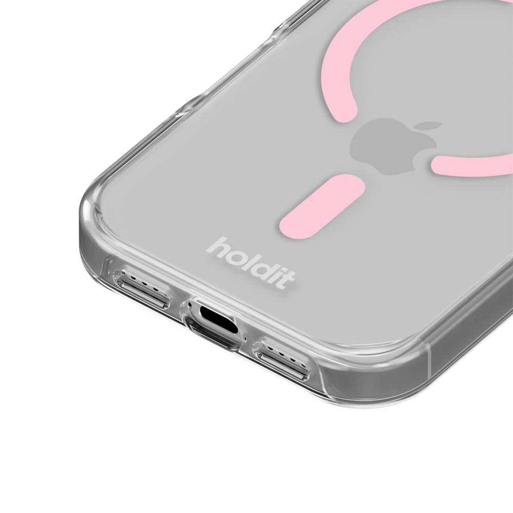 holdit holdit iPhone 17 Pro MagSafe Mobilskal Pink/Transparent - Teknikhallen.se