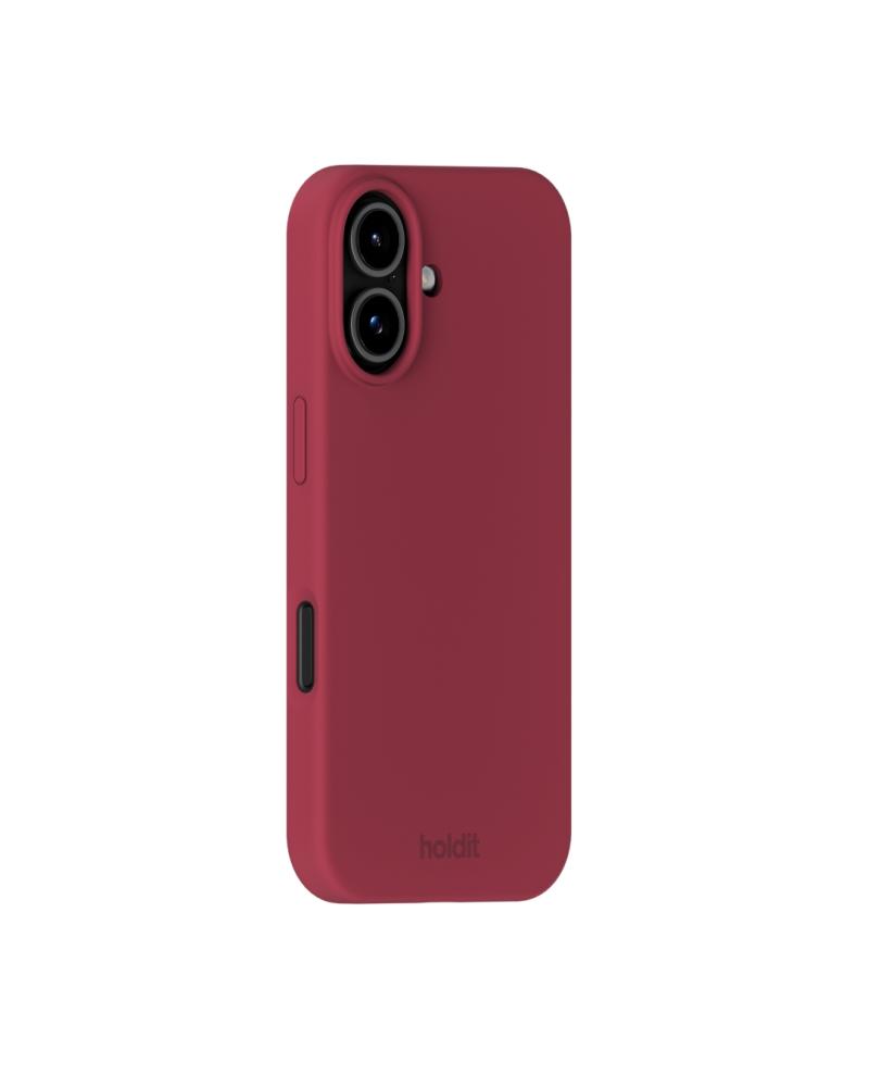 holdit holdit iPhone 17 Mobilskal Silikon Red Velvet - Teknikhallen.se