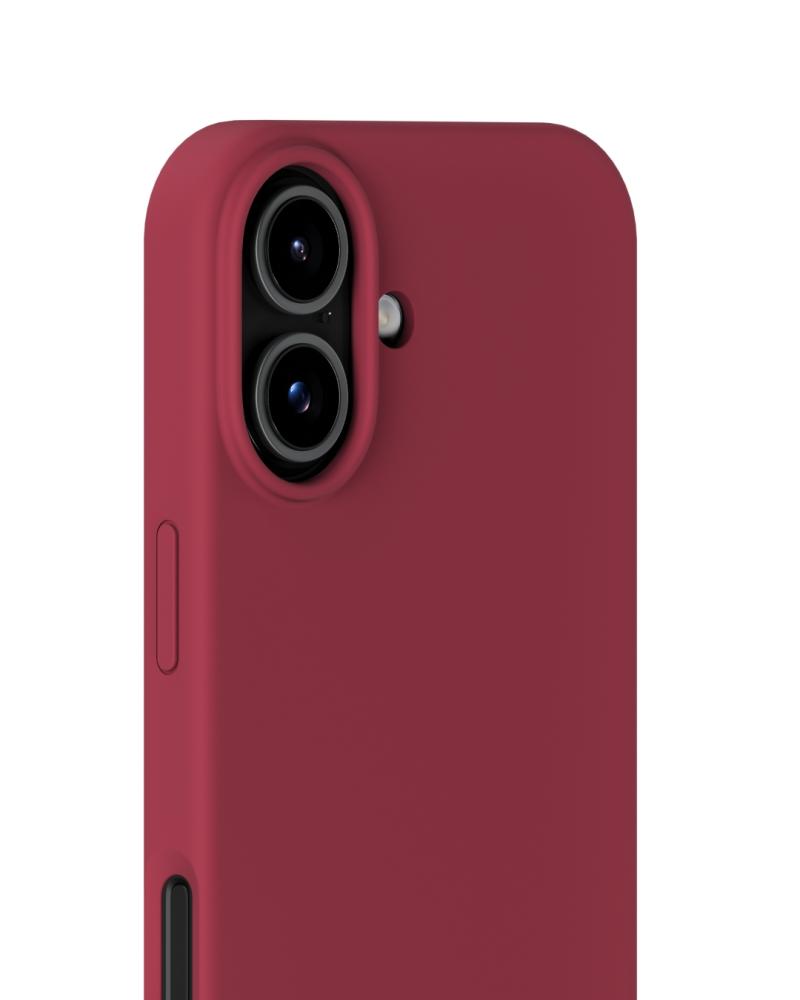 holdit holdit iPhone 17 Mobilskal Silikon Red Velvet - Teknikhallen.se