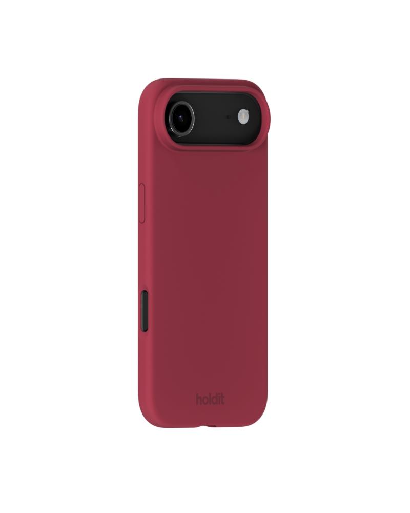 holdit holdit iPhone 17 Air Mobilskal Silikon Red Velvet - Teknikhallen.se