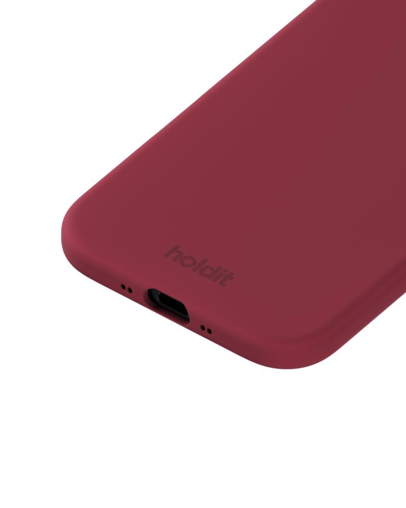 holdit holdit iPhone 17 Air Mobilskal Silikon Red Velvet - Teknikhallen.se