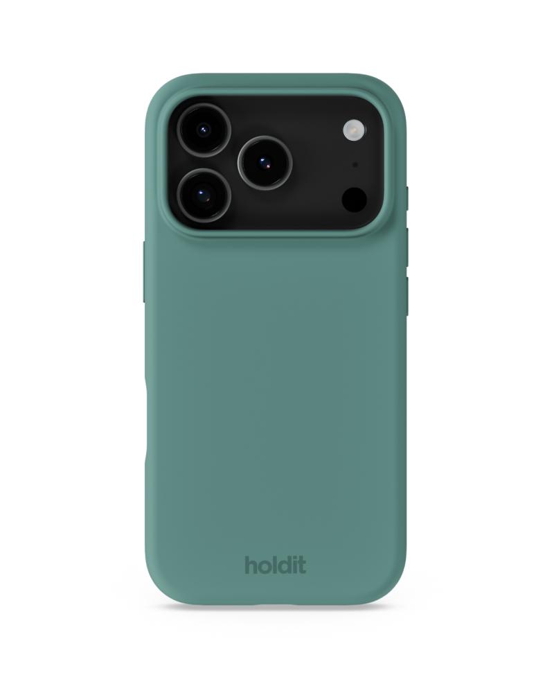 holdit holdit iPhone 17 Pro Mobilskal Silikon Moss Green - Teknikhallen.se