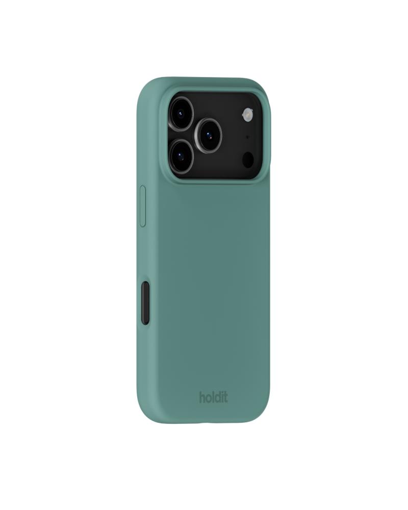 holdit holdit iPhone 17 Pro Mobilskal Silikon Moss Green - Teknikhallen.se