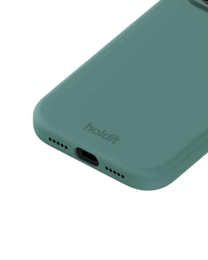 holdit holdit iPhone 17 Pro Mobilskal Silikon Moss Green - Teknikhallen.se