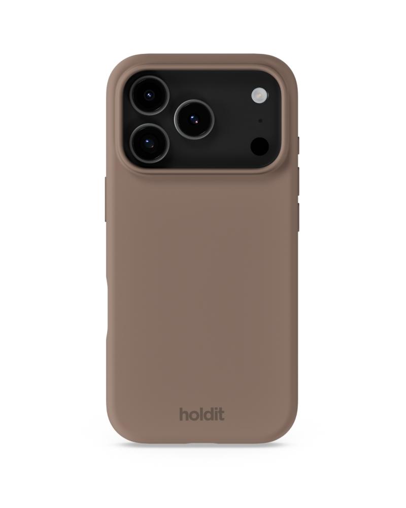 holdit holdit iPhone 17 Pro Mobilskal Silikon Mocha Brown - Teknikhallen.se
