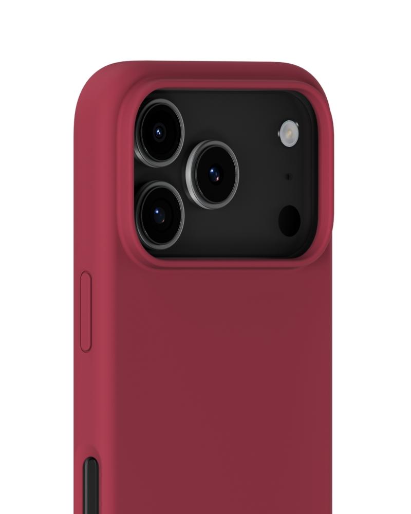 holdit holdit iPhone 17 Pro Mobilskal Silikon Red Velvet - Teknikhallen.se