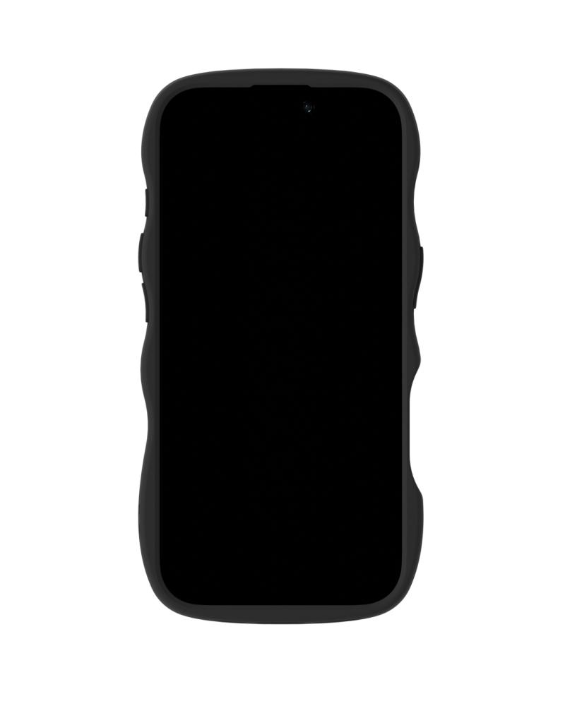 holdit holdit iPhone 17 Mobilskal Wavy Black/Transparent - Teknikhallen.se