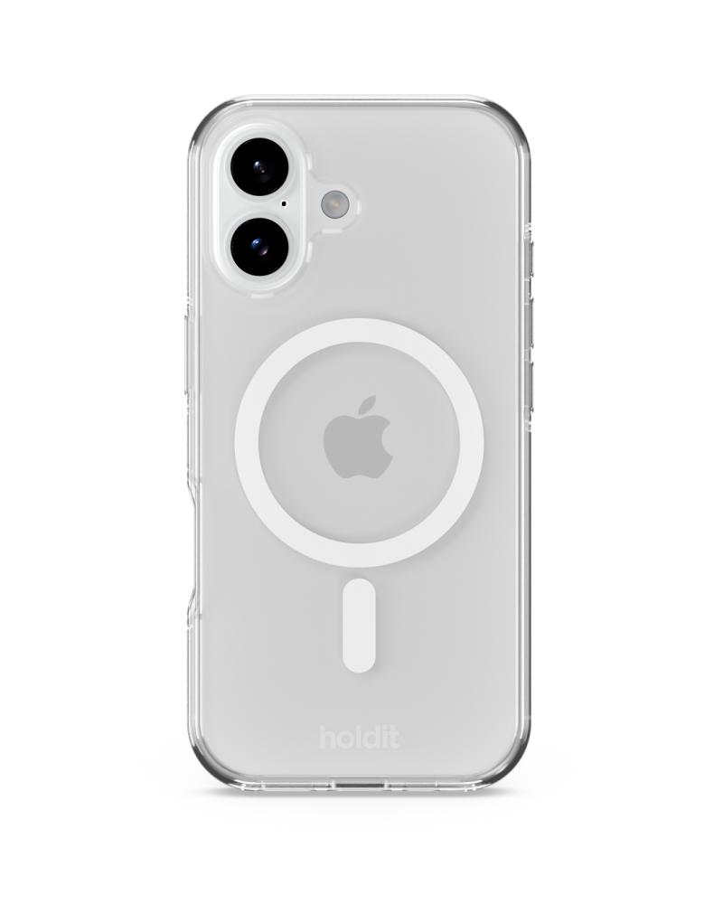 holdit holdit iPhone 17 MagSafe Mobilskal White/Transparent - Teknikhallen.se