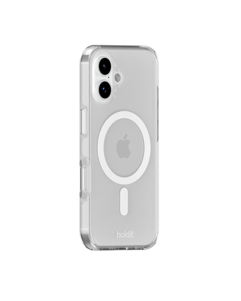 holdit holdit iPhone 17 MagSafe Mobilskal White/Transparent - Teknikhallen.se