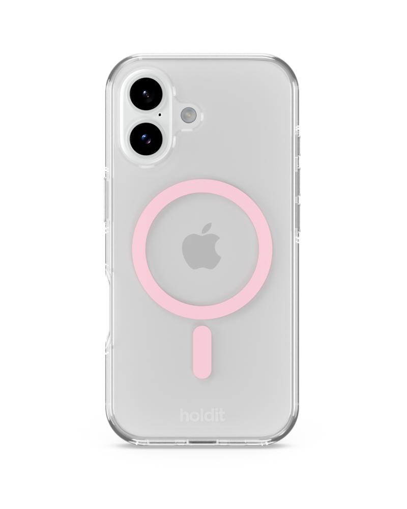 holdit holdit iPhone 17 MagSafe Mobilskal Pink/Transparent - Teknikhallen.se