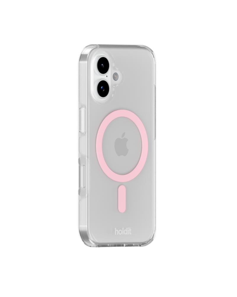 holdit holdit iPhone 17 MagSafe Mobilskal Pink/Transparent - Teknikhallen.se