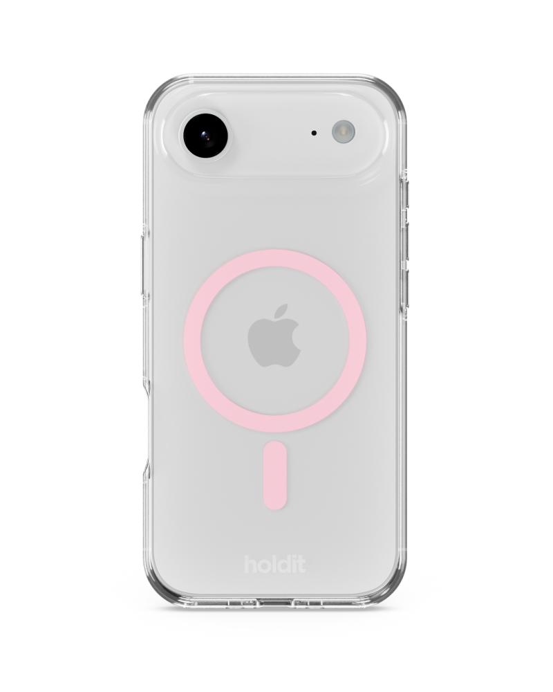 holdit holdit iPhone 17 Air MagSafe Mobilskal Pink/Transparent - Teknikhallen.se