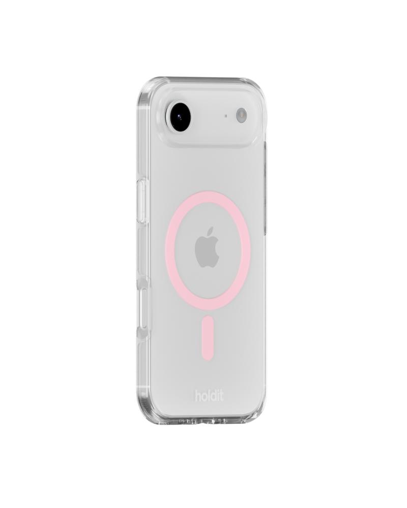 holdit holdit iPhone 17 Air MagSafe Mobilskal Pink/Transparent - Teknikhallen.se