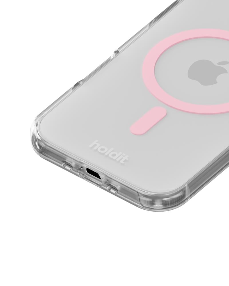 holdit holdit iPhone 17 Air MagSafe Mobilskal Pink/Transparent - Teknikhallen.se