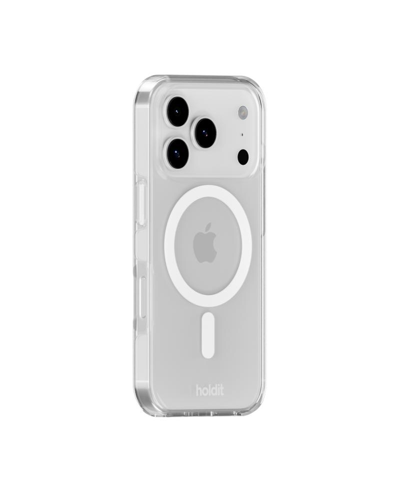 holdit holdit iPhone 17 Pro MagSafe Mobilskal White/Transparent - Teknikhallen.se