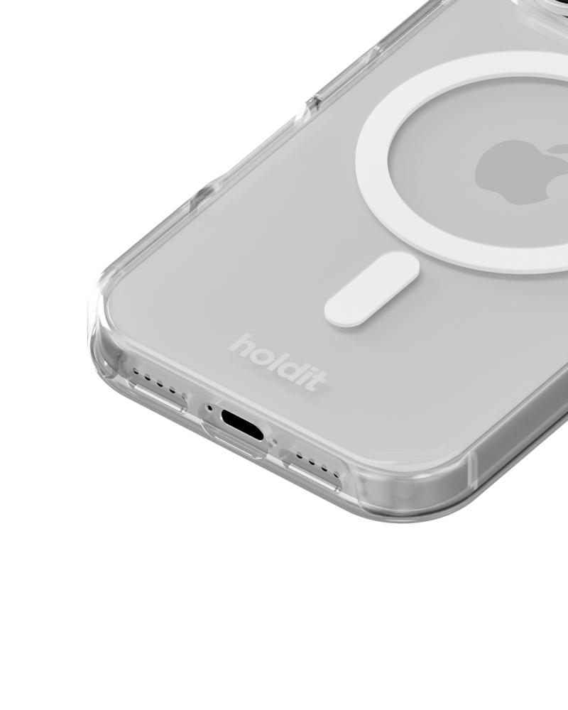 holdit holdit iPhone 17 Pro MagSafe Mobilskal White/Transparent - Teknikhallen.se