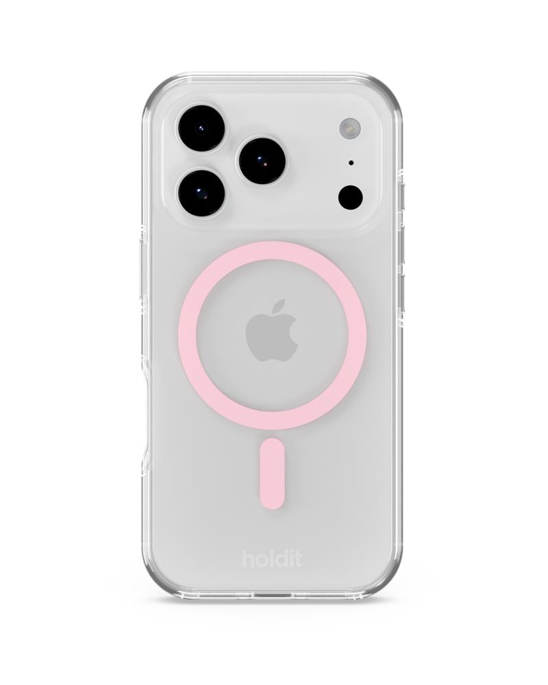 holdit holdit iPhone 17 Pro MagSafe Mobilskal Pink/Transparent - Teknikhallen.se