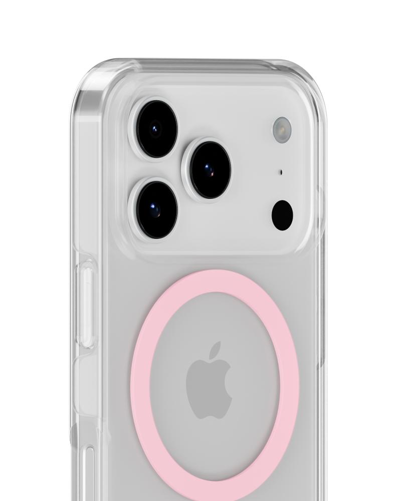holdit holdit iPhone 17 Pro MagSafe Mobilskal Pink/Transparent - Teknikhallen.se