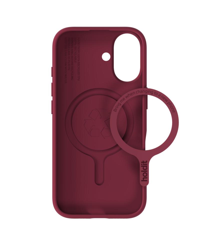 holdit holdit iPhone 17 Mobilskal Soft MagSafe Red Velvet - Teknikhallen.se