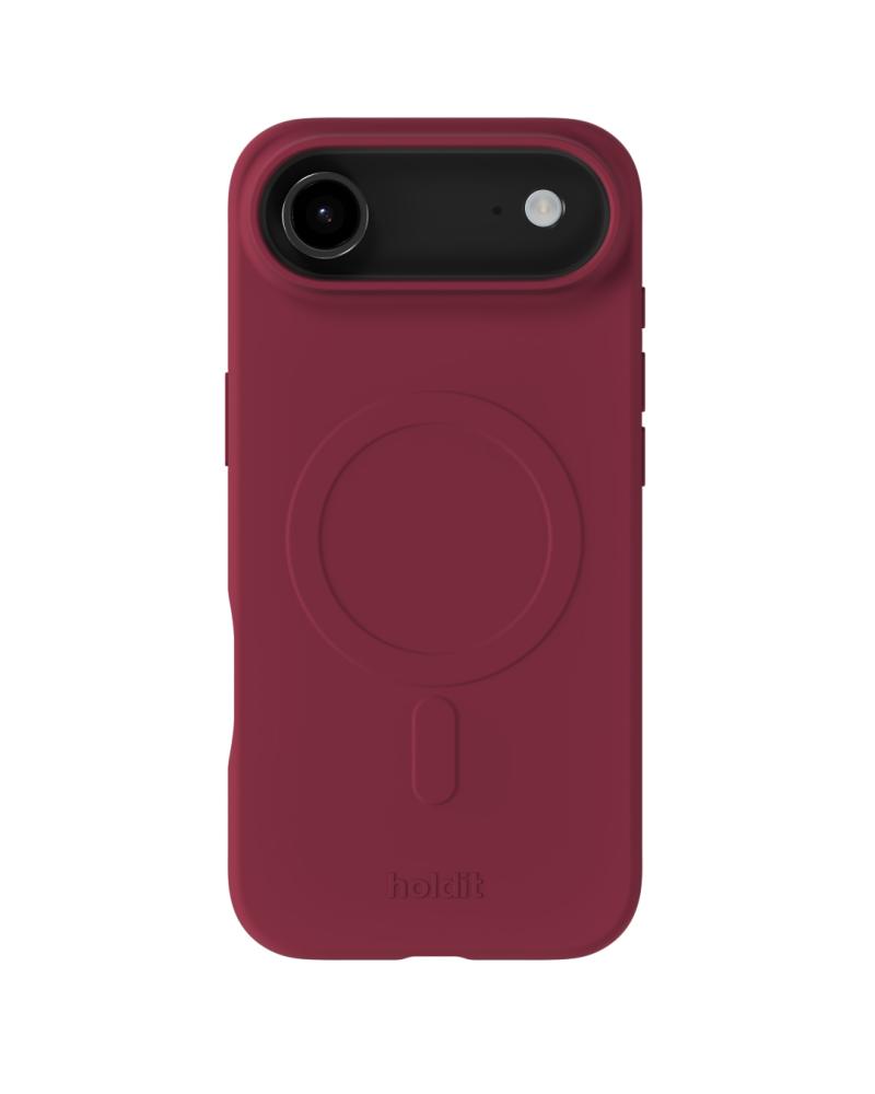 holdit holdit iPhone 17 Air Mobilskal Soft MagSafe Red Velvet - Teknikhallen.se