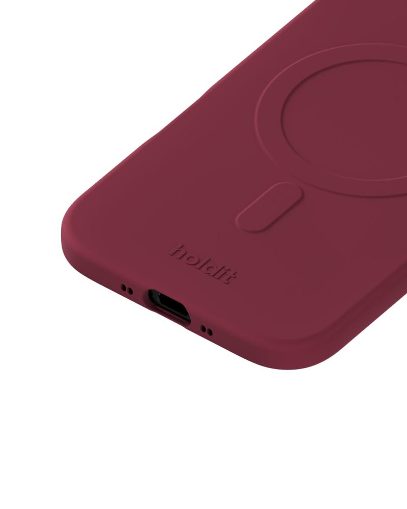 holdit holdit iPhone 17 Air Mobilskal Soft MagSafe Red Velvet - Teknikhallen.se