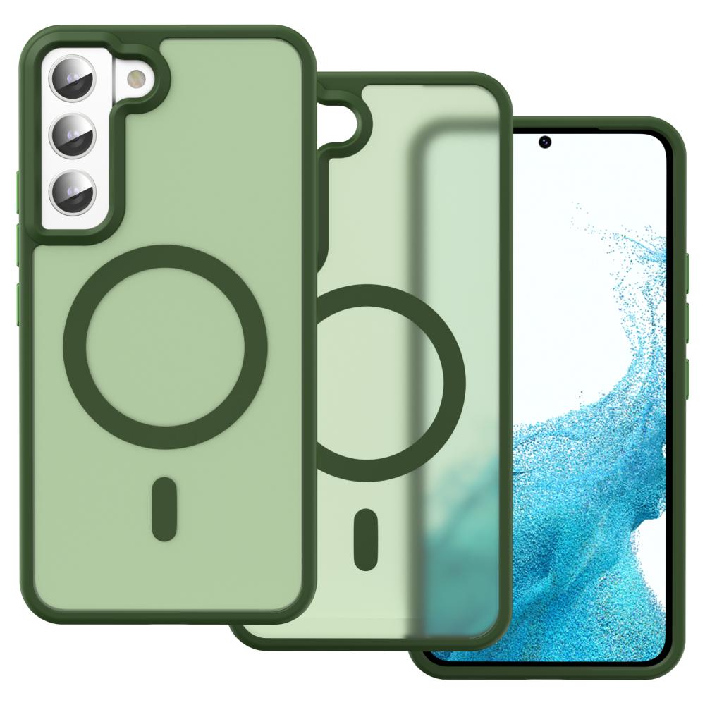 ColorPop ColorPop Samsung Galaxy S21 Skal CH MagSafe Matt Grön - Teknikhallen.se